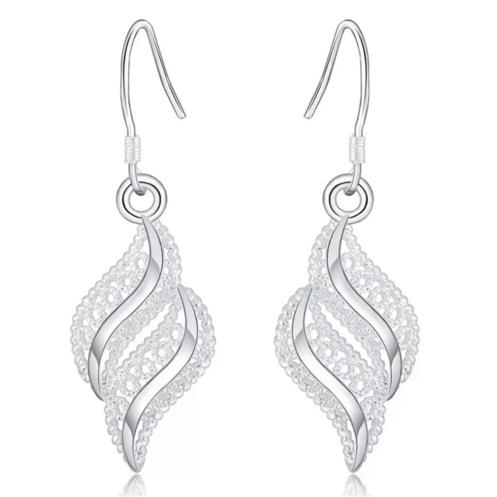 Boutique 925 Sterling Silver Bohemian Vintage Dangle Earrings